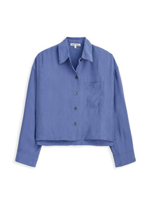 Women | Gemma Top | Cupro Wild Blueberry