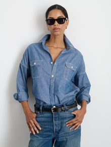 Women | The Chambray Shirt | Chambray