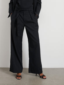 Women | Sammy Trouser | Wool Blend Black