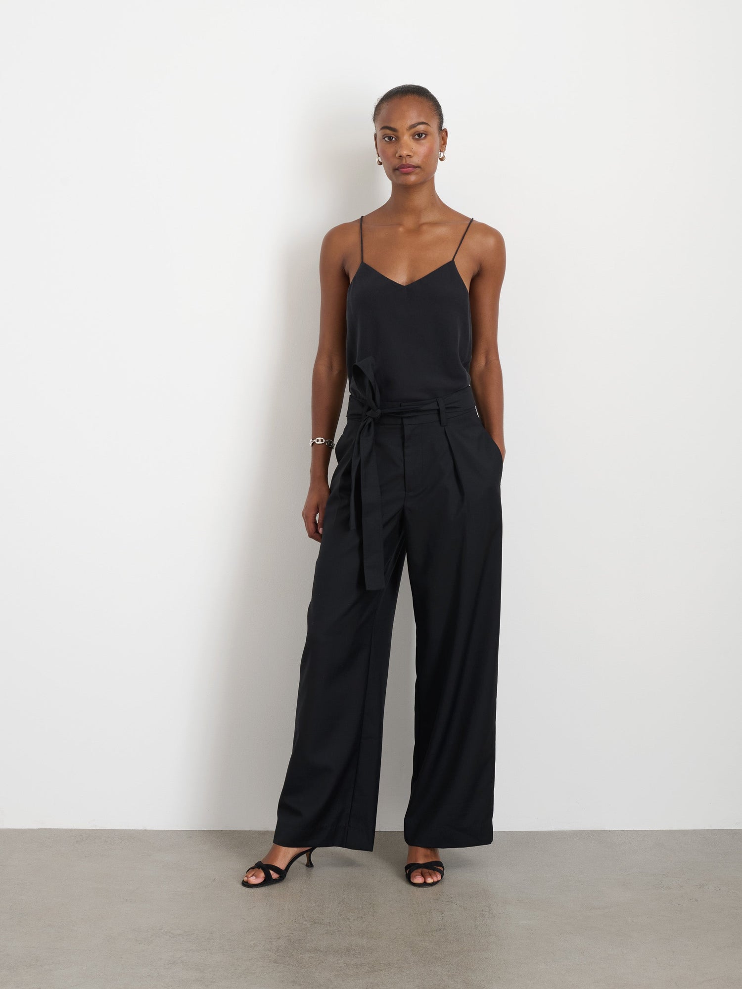 Women | Sammy Trouser | Wool Blend Black