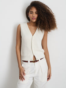 Women | Eldridge Sweater Vest | Off White