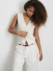 Women | Eldridge Sweater Vest | Off White