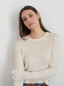 Women | Ava Sweater Tee | Ivory
