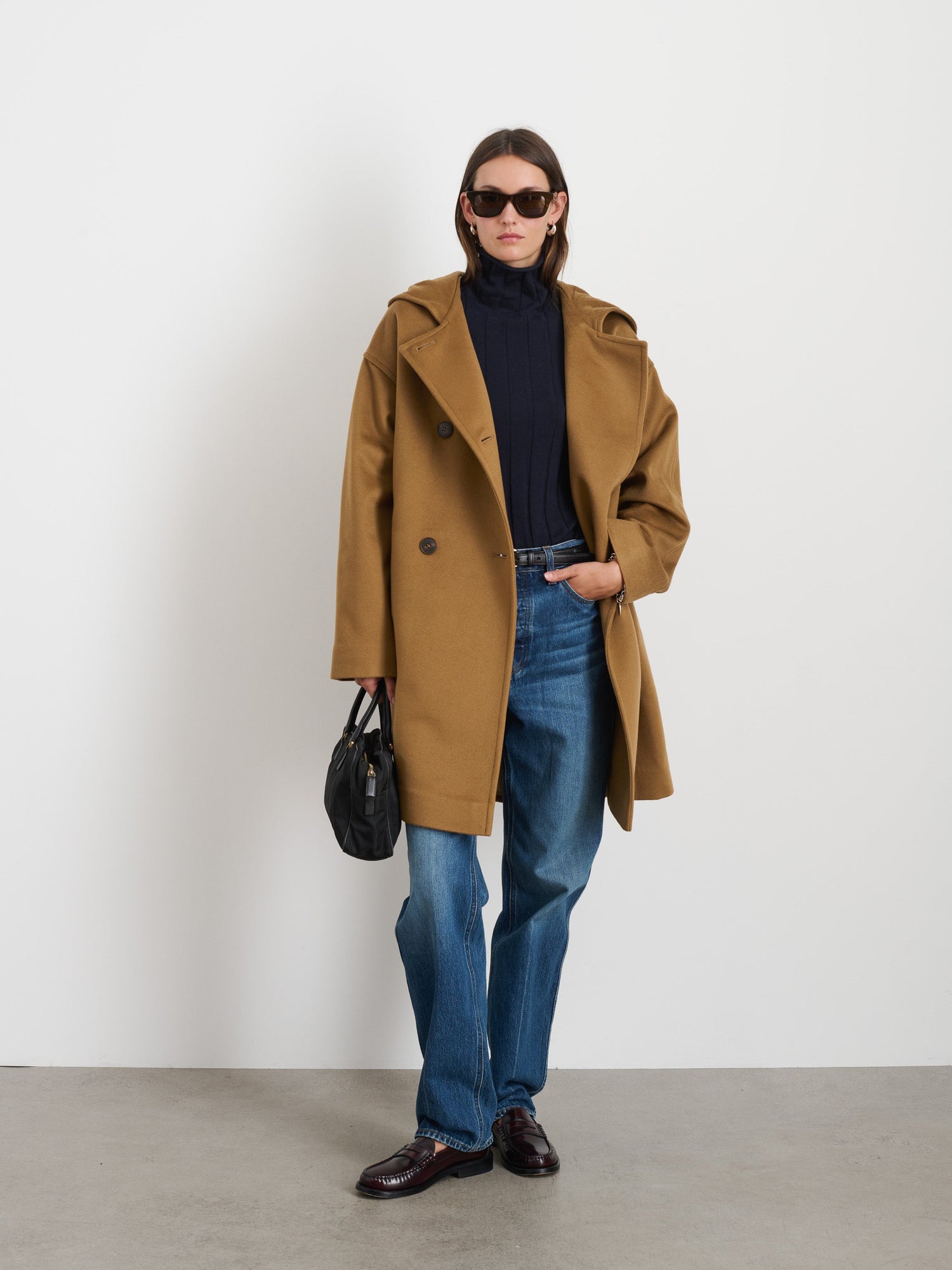Women | Double Breasted Coat | Cashmere Vicuna