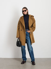 Women | Double Breasted Coat | Cashmere Vicuna