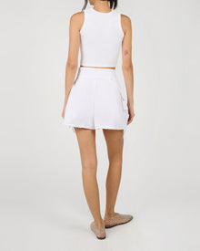 Cargo Balloon Short | Classic White