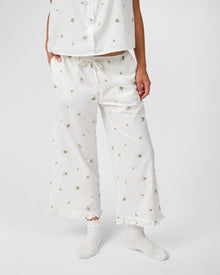Ruffle Pull-On Pants | Ivory