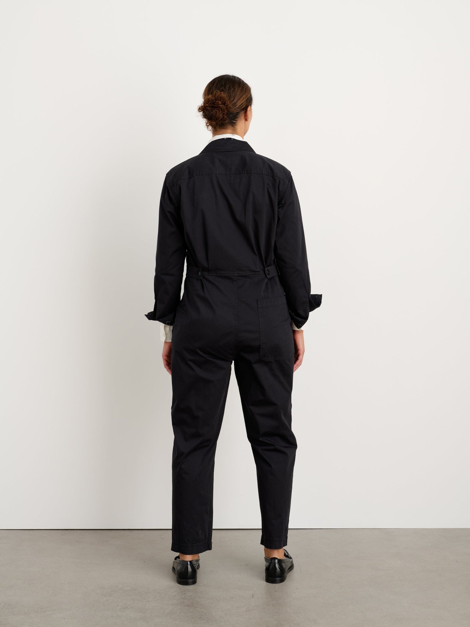 Women | Standard Jumpsuit | Cotton Twill Black