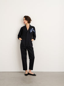 Women | Standard Jumpsuit | Cotton Twill Black