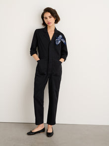 Women | Standard Jumpsuit | Cotton Twill Black