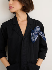 Women | Standard Jumpsuit | Cotton Twill Black