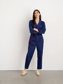 Women | Standard Jumpsuit | Cotton Twill Dark Navy