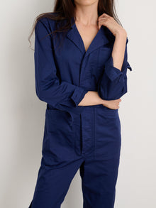Women | Standard Jumpsuit | Cotton Twill Dark Navy