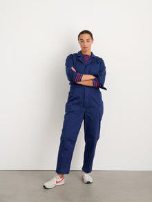 Women | Standard Jumpsuit | Cotton Twill Dark Navy