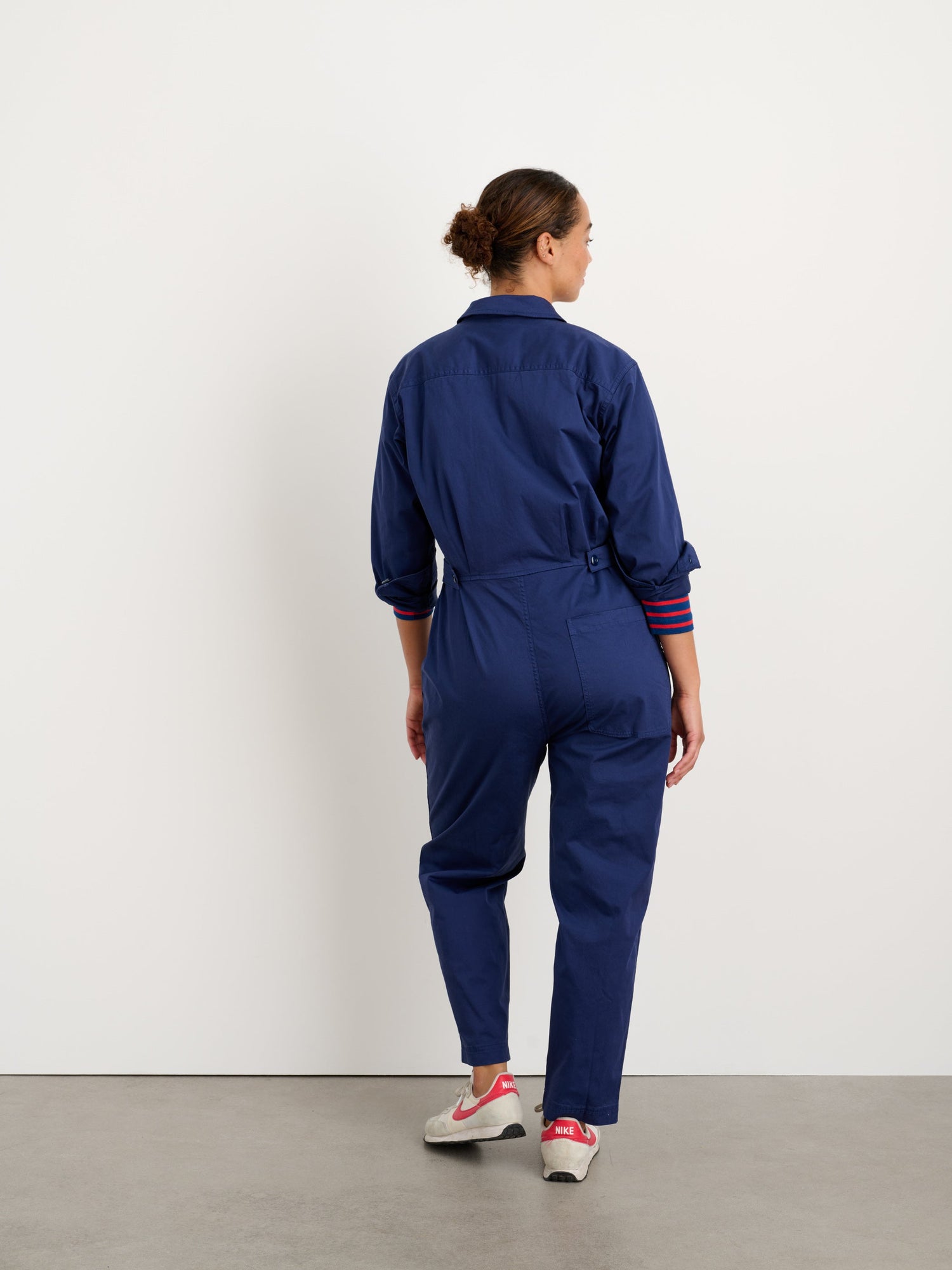 Women | Standard Jumpsuit | Cotton Twill Dark Navy