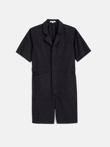 Women | Standard Short Jumpsuit | Cotton Twill Black