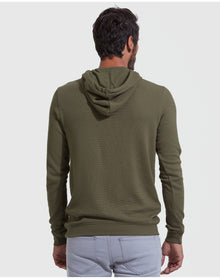 Waffle Hoodie | Military Green