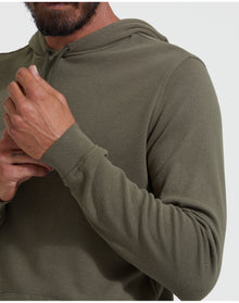 Waffle Hoodie | Military Green