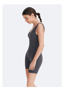 Waist-Contouring Bodysuit | Slate Gray