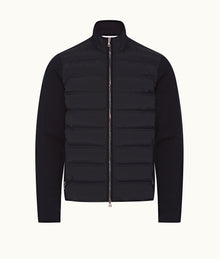 Wallace Merino Down Quilted Jacket | Navy