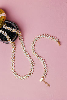Wealthy Bracelet | Clear Crystal | 14K Gold Plated