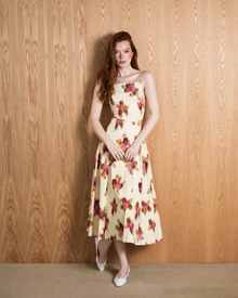 Flare Panel Midi Dress | Sand