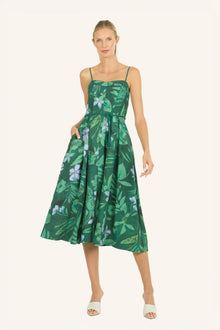 Wisteria Dress | Tropical Forest Print