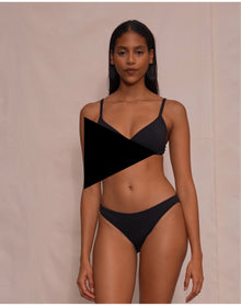 Women | Ashley Tricot Bikini Bottom | Black