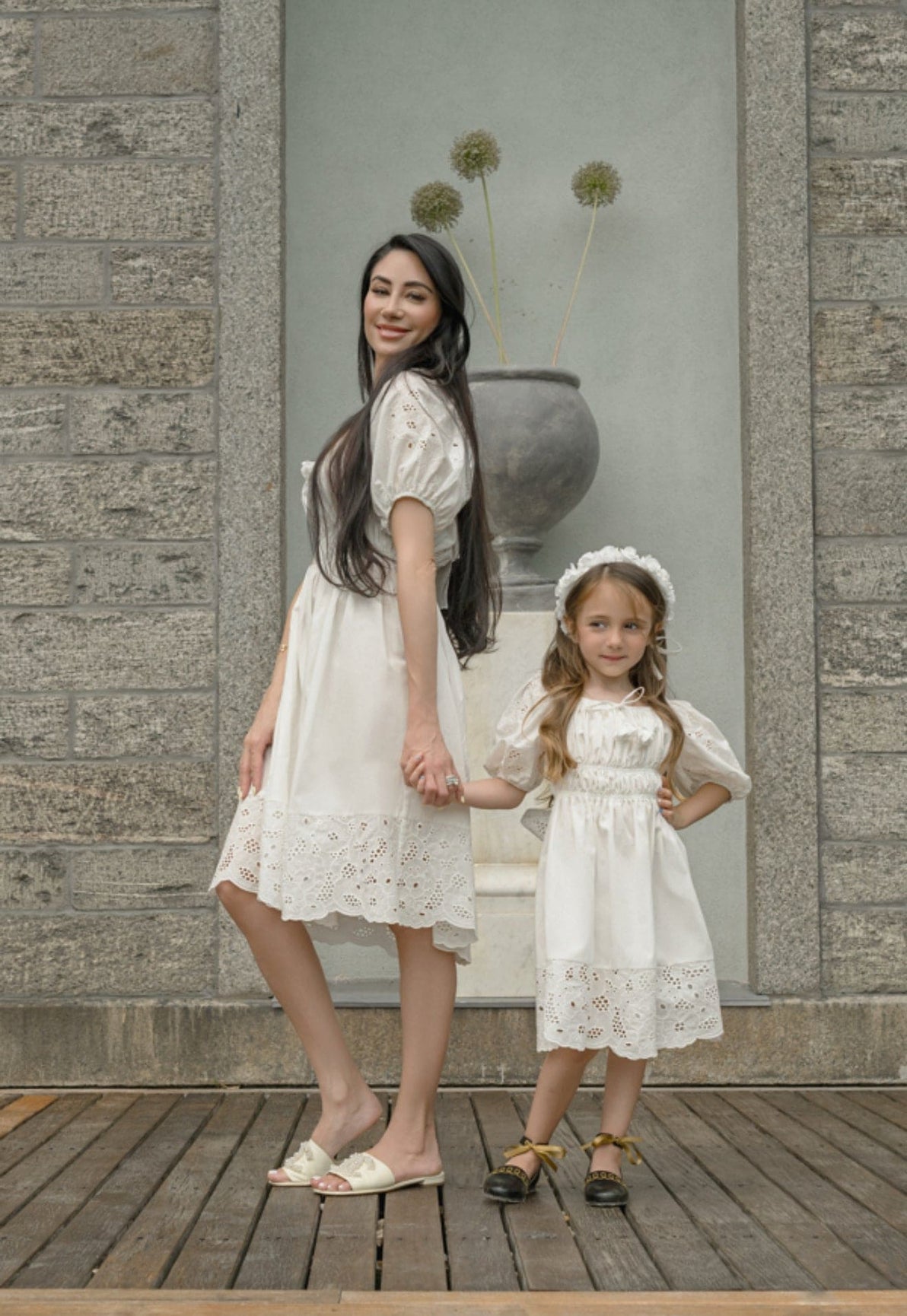 Women | Blanca Cotton Mom Dress | White