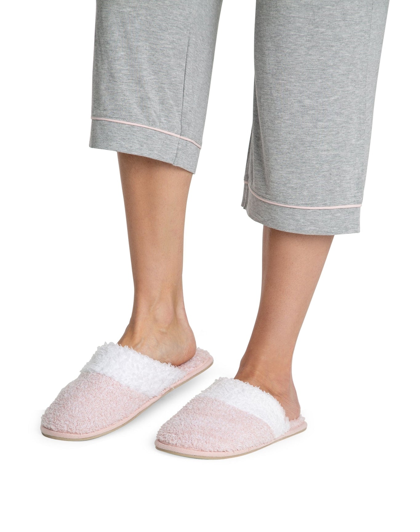 Women | Cozychic Malibu Slipper | He Dusty Rose-White