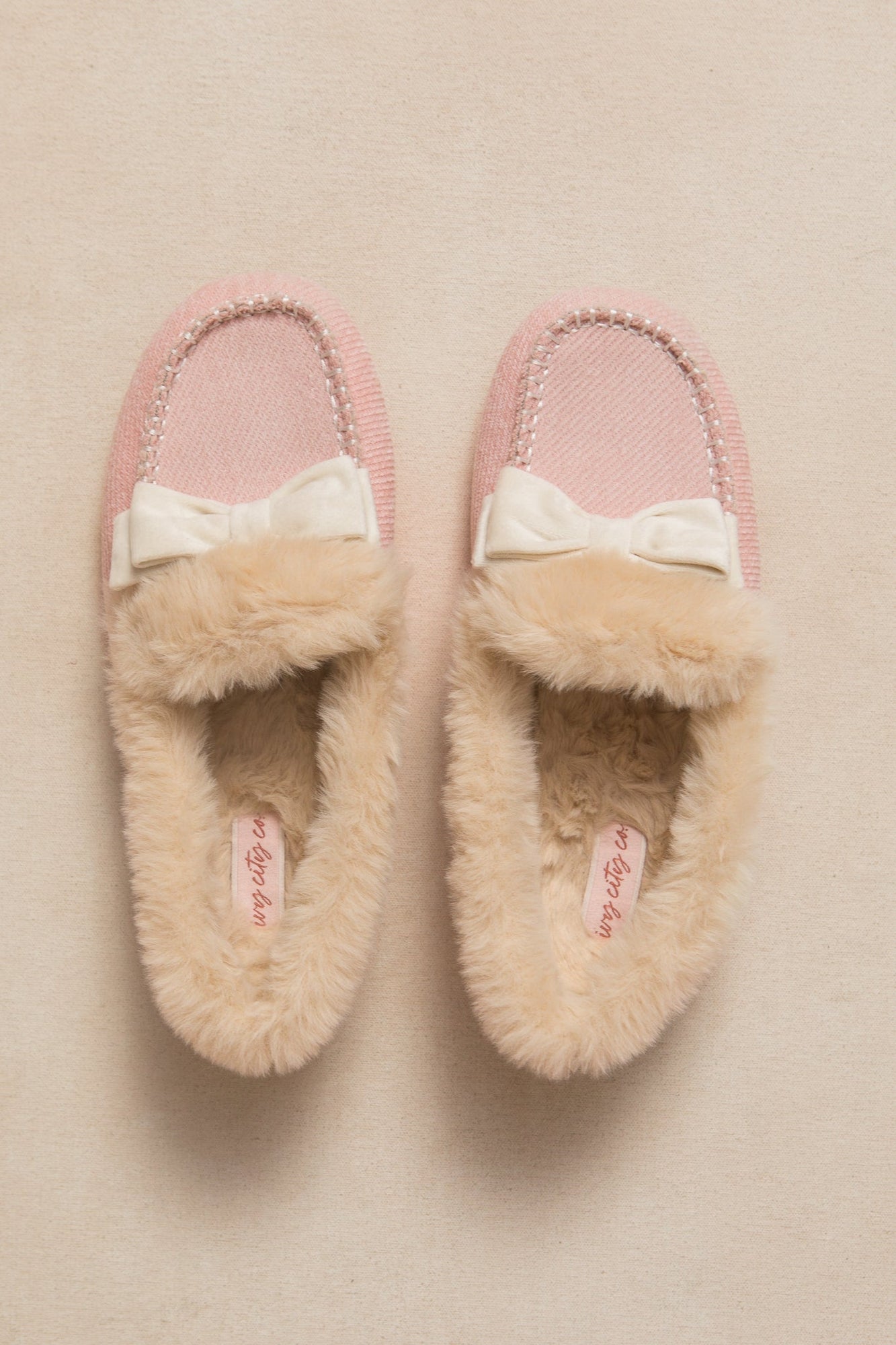 Women | Ivy Bow Slippers | Pink