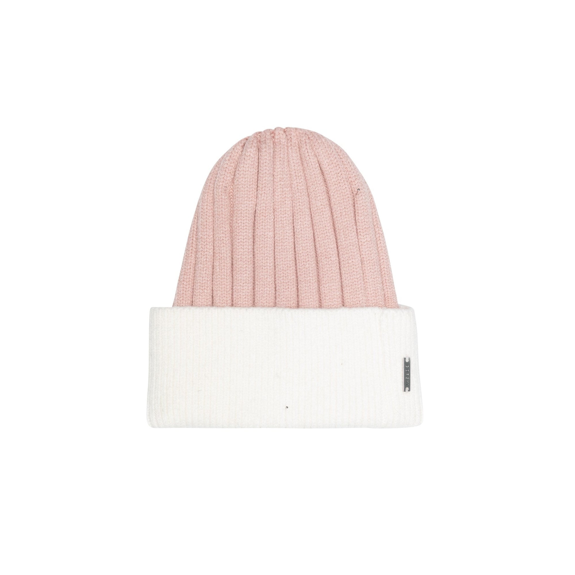 Women | Knit Hat | White/Pink