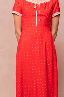 Women | Libby Dress | Red x Multi