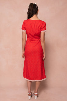 Women | Libby Dress | Red x Multi