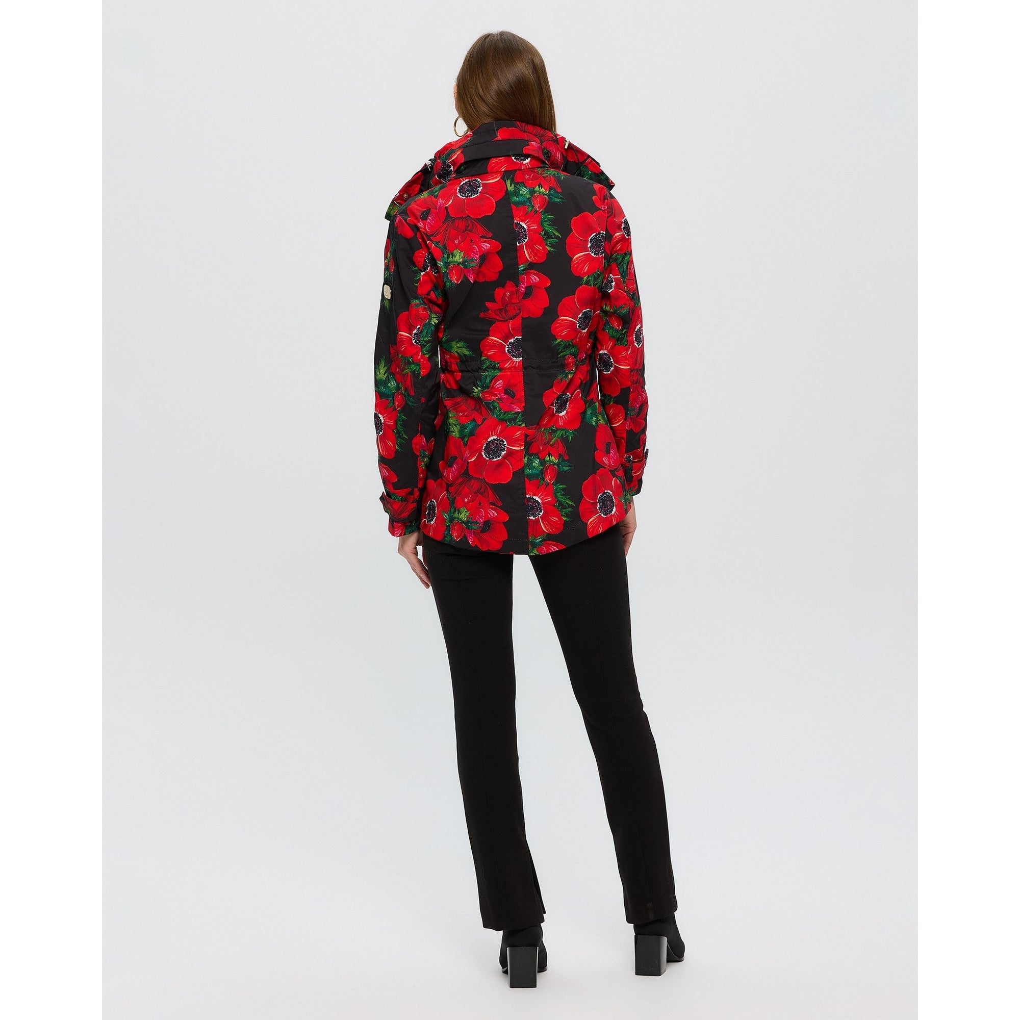 Women | Lightweight Zip Jacket | Black Poppy