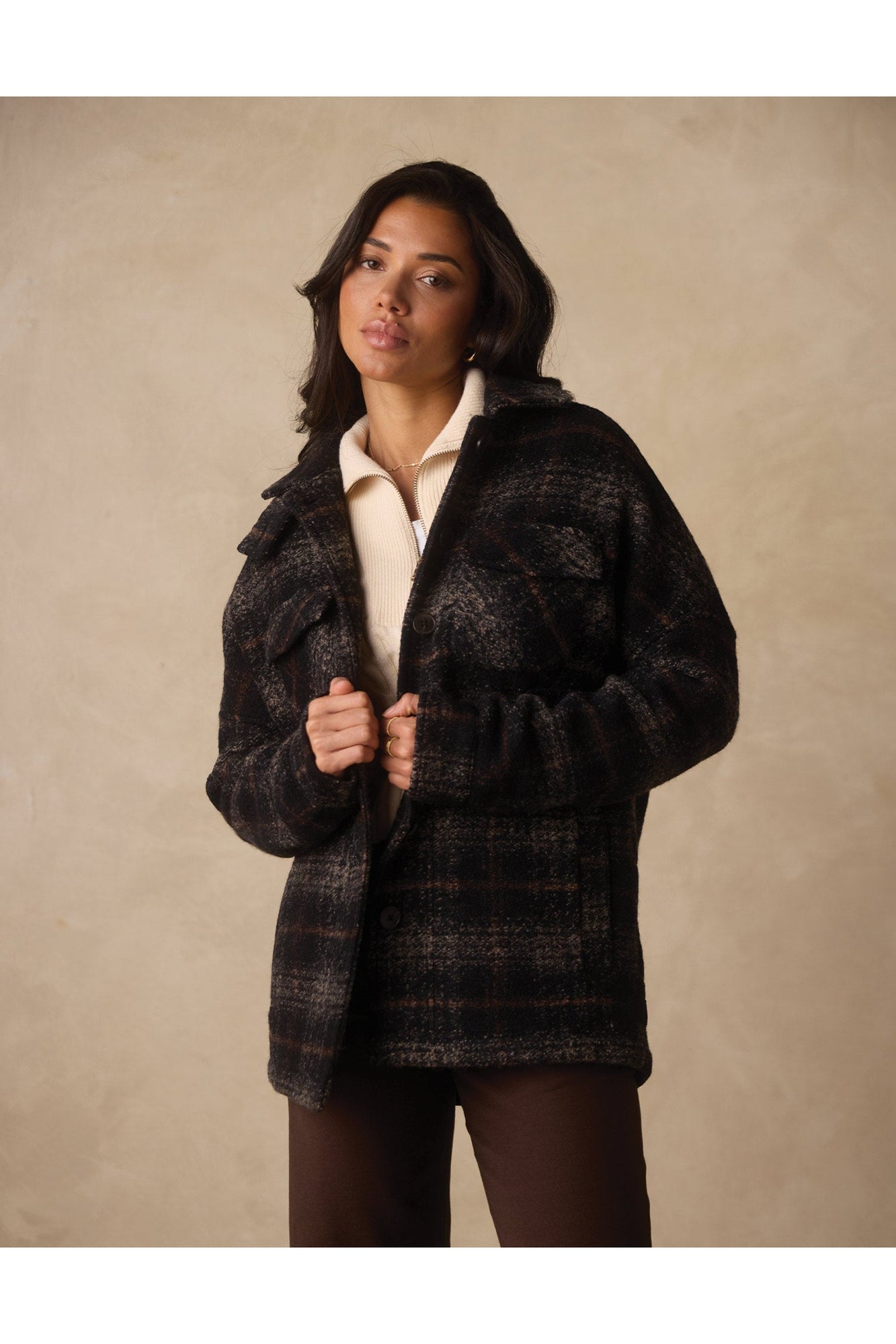 Women | Logan Lodge Jacket | Shadow Plaid