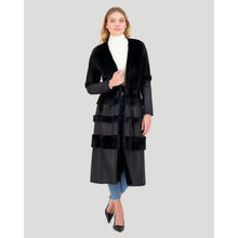 Women | Mink Nappa Coat | Black