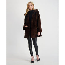 Women | Mink Parka | Chocolate