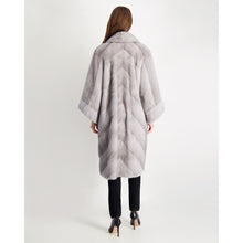 Women | Mink Short Coat | Sapphire