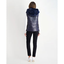 Women | Mink Vest | Blue Jean