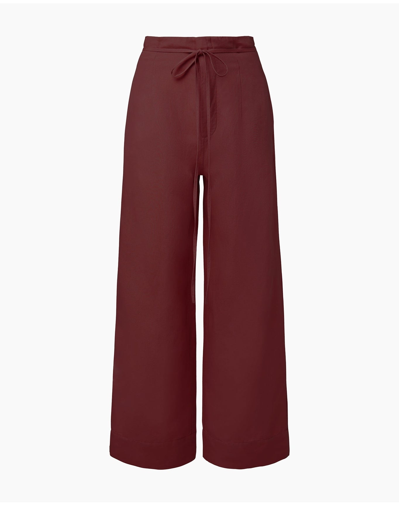 Women | Paperbag Trouser | Cabernet