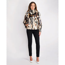 Women | Reversible Mink Sections Jacket | Multi