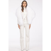 Women | Select Lamb Stole | Bleached White