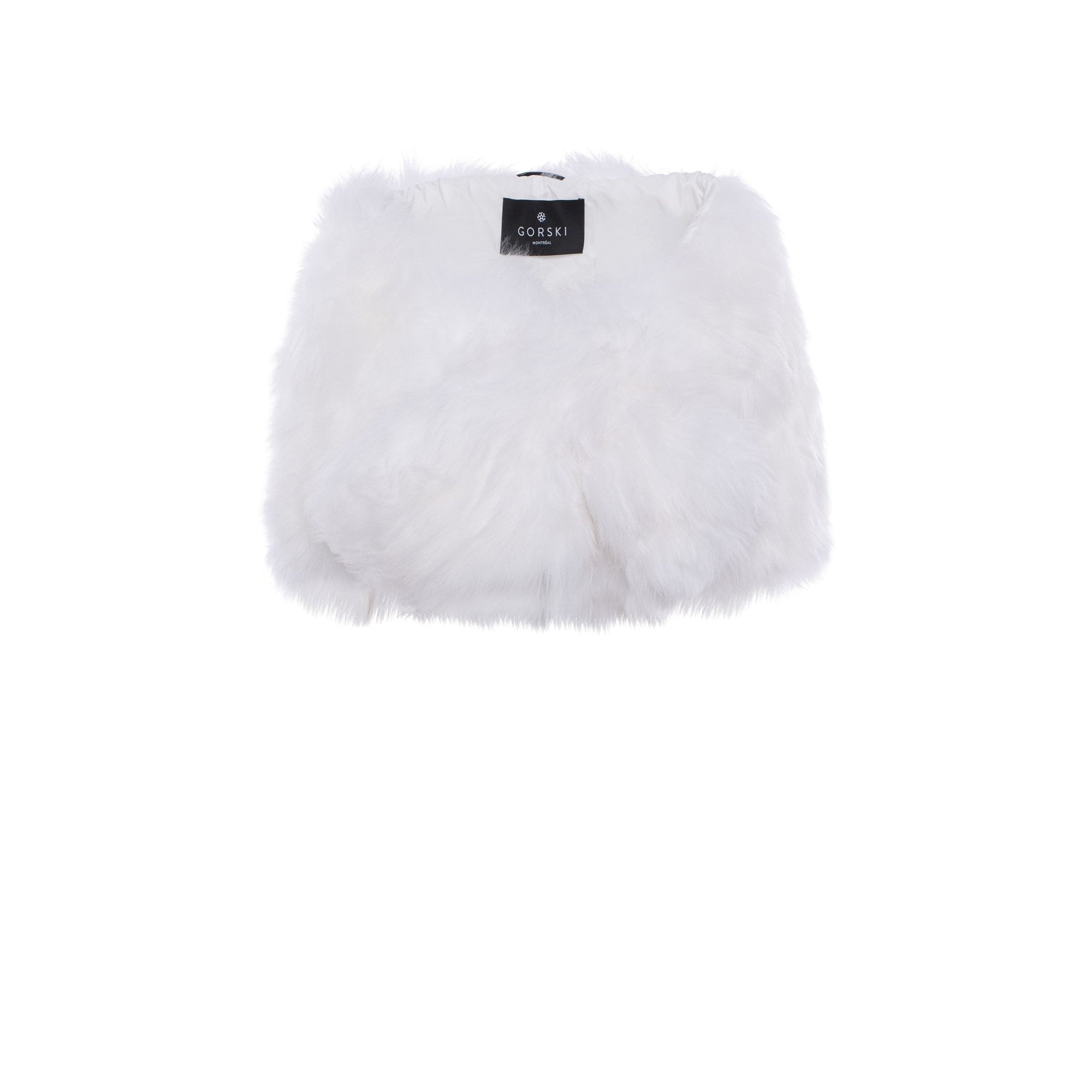 Women | Select Lamb Stole | Bleached White