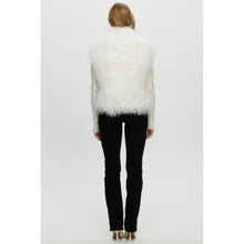 Women | Select Mongolian Lamb Vest | White