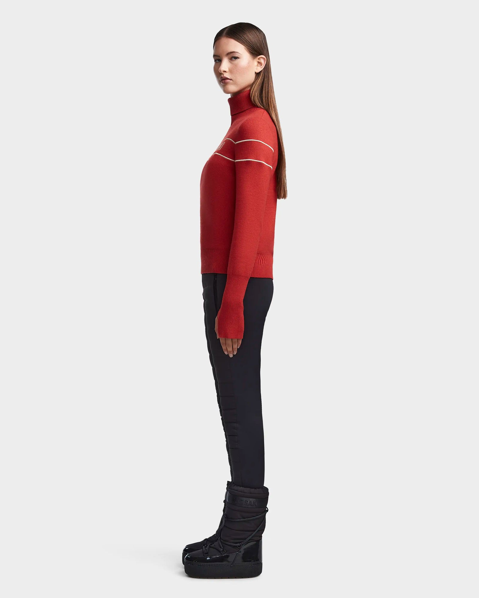 Women | ERIKA Ski Sweater | Orange