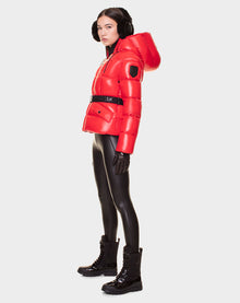 Women | ADELINE Down Puffer | Poppy Red