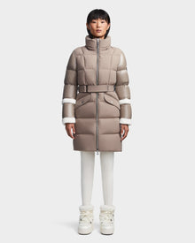 Women | AUDREY L Down Puffer | Cement