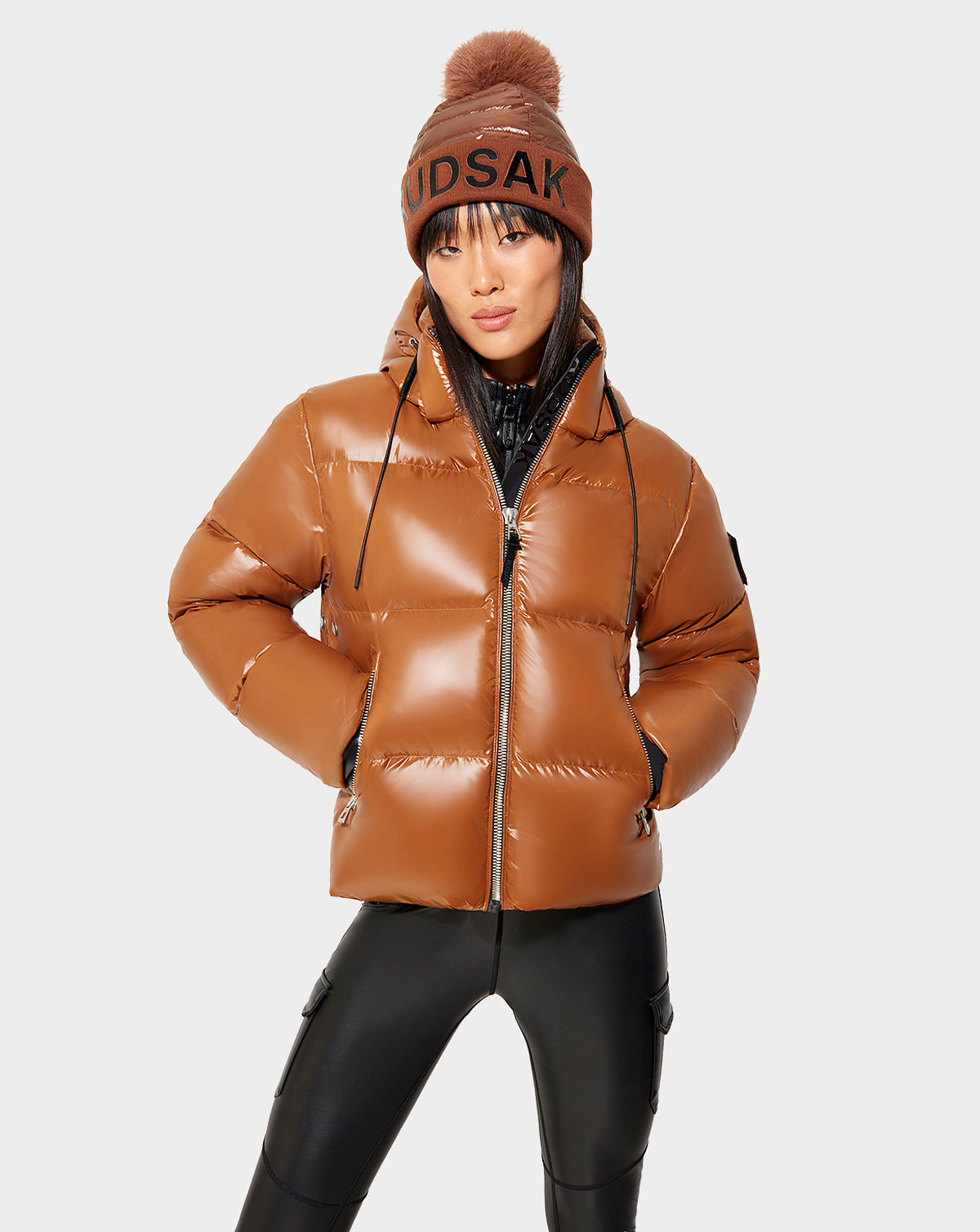Women | DAVIE Down Puffer | Dark Camel