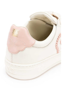 Woven Lucky Shoes | White/Pink